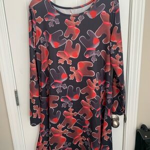 Colorful Abstract Pattern Dress